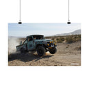 FJ45 Land Cruiser Wall Poster Photo Art - Rusty Nail Racing Rob Tygart