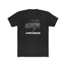 Toyota Land Cruiser 70 Series Mens Cotton Crew Tee - Reefmonkey Artist Prisma Denensi