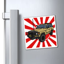 60 Series Land Cruiser  FJ60 BJ60 HJ60 HJ61 Refrigerator Magnet - Reefmonkey Artist Chris Marshall