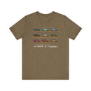 FJ40 Land Cruiser Multi Color Unisex T Shirt - Reefmonkey Artist Jesse Clark