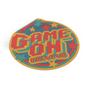 Game On Brewpub Round Vinyl Stickers - Reefmonkey