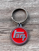 TEQ Toyota Solid Metal Keychain Silver Metal