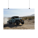 FJ45 Land Cruiser Wall Poster Photo Art - Rusty Nail Racing Rob Tygart