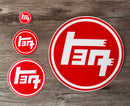 TEQ Toyota Old School Logo Heavy Duty Bumper Sticker Decal