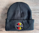 Toyota 3 Stripe Logo Beanie Toboggan Mens Winter Hat Gift