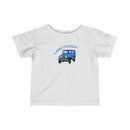 FJ40 Land Cruiser Baby Infant T Shirt - Reefmonkey Artist Ren Hart