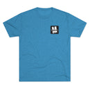 IH8MUD Logo 2 Sided Distressed Tri Blend Unisex Tee - Reefmonkey