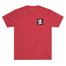 IH8MUD Logo 2 Sided Distressed Tri Blend Unisex Tee - Reefmonkey