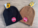 TEQ 3 Stripe Carhartt Knit Beanie Premium No Cuff Embroidered Winter Hat