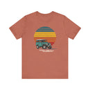 FJ40 Land Cruiser Vintage Sunset Unisex Tee - Reefmonkey Artist Brody Plourde