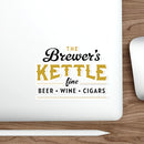 The Brewers Kettle Die Cut Vinyl Stickers - Reefmonkey