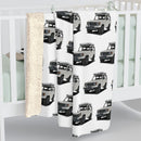 70 Series Land Cruiser Sherpa Fleece Camping Blanket - Reefmonkey Prisma Denesi