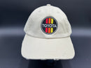 3 Stripe Toyota Embroidered Unstructured Distressed Twill Hat - Reefmonkey