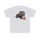 40 Channel FJ40 Land Cruiser 2 Sided Mens T Shirt - USA Reefmonkey