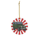 FJ40 Land Cruiser Christmas Tree Ornament - Reefmonkey Artist Christopher Marshall