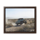 FJ45 Land Cruiser Framed Canvas Wall Art - Rusty Nail Racing Rob Tygart