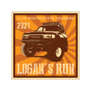 ONSC LOGANS RUN 2021 Square Vinyl Stickers