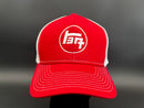 TEQ Toyota White Logo Embroidered 112 Structured Mesh Back Trucker Hat - Reefmonkey