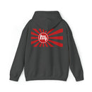 TEQ Rising Sun Flag Unisex Hoodie Hooded Sweatshirt 2 Sided - Reefmonkey