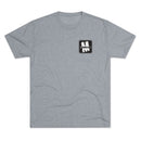 IH8MUD Logo 2 Sided Distressed Tri Blend Unisex Tee - Reefmonkey