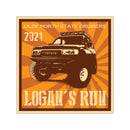 ONSC LOGANS RUN 2021 Square Vinyl Stickers