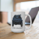 1HDT80 Toyota Land Cruiser Coffee Cup Ceramic Mug - Reefmonkey Artist Prisma Denesi