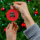 FJ40 Land Cruiser FJ Cruiser "Who's Your Daddy" Christmas Tree Ornament - Reefmonkey Artist Brody Plourde