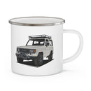 70 Series Land Cruiser Enamel Camping Mug - Reefmonkey Artist Prisma Denensi