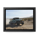 FJ45 Land Cruiser Canvas Framed Wall Art - Rusty Nail Racing Rob Tygart
