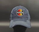 3 Stripe Toyota TEQ Embroidered Unstructured Rip And Distressed Twill Hat - Reefmonkey