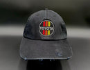 3 Stripe Toyota Embroidered Unstructured Distressed Twill Hat - Reefmonkey