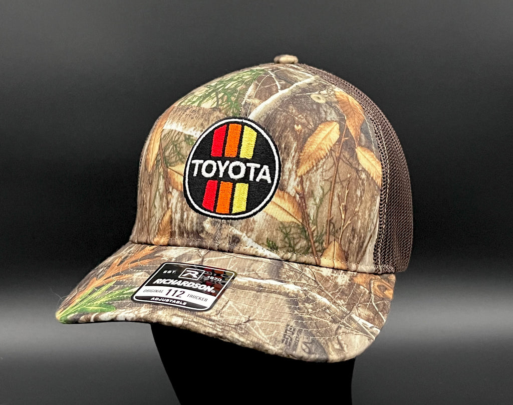3 Stripe Toyota Richardson 112 Snap Mesh Back Adjustable Trucker Hat ...