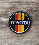 Toyota 3 Stripe Logo Morale Truck Headliner Back Pack Patch