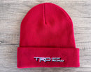 TRD Off Road Knitted Embroidered Knit Beanie Toboggan Winter Hat - Reefmonkey