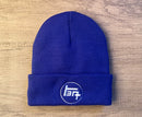 TEQ Toyota White Logo Knitted Embroidered Knit Beanie Toboggan Winter Hat