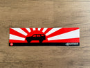 4 Runner Toyota Rising Sun Bumper Sticker Decal