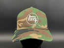 TEQ Toyota White Logo Embroidered 112 Structured Mesh Back Trucker Hat - Reefmonkey