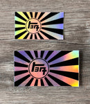 TEQ Rising Sun Holographic Decal Bumper Sticker - Reefmonkey