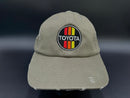 3 Stripe Toyota Embroidered Unstructured Distressed Twill Hat - Reefmonkey