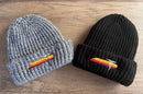 Ivan T Toyota Chunky Knitted Embroidered Knit Beanie Toboggan Winter Hat