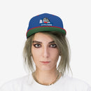 OTRAMM Embroidered Flat Bill Hat Toyota FJ60 Land Cruiser and Dog Embroidered Flat Brim Snapback Hat