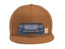 3 Stripe Toyota Carhartt Flat Brim Snap Back Hat - Reefmonkey