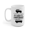 Land Cruiser Fonts Coffee Mug FJ40 to FJ80 Toyota Land Cruiser Coffee Mug