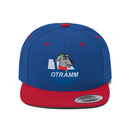 OTRAMM Embroidered Flat Bill Hat Toyota FJ60 Land Cruiser and Dog Embroidered Flat Brim Snapback Hat