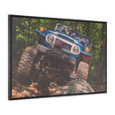 Toyota Land Cruiser FJ40 Artwork Framed Canvas by Alex Cortani