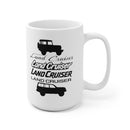 Land Cruiser Fonts Coffee Mug FJ40 to FJ80 Toyota Land Cruiser Coffee Mug