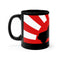 FJ Cruiser Coffee Mug Rising Sun Silhouette Toyota FJ Cruiser Black mug