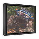 Toyota Land Cruiser FJ40 Artwork Framed Canvas by Alex Cortani