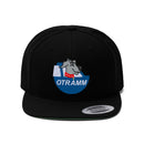 OTRAMM Embroidered Flat Bill Hat Toyota FJ60 Land Cruiser and Dog Embroidered Flat Brim Snapback Hat