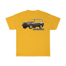 Land Cruiser FJ80/FZJ80 on the back TEQ on the front T shirt by Reefmonkey
